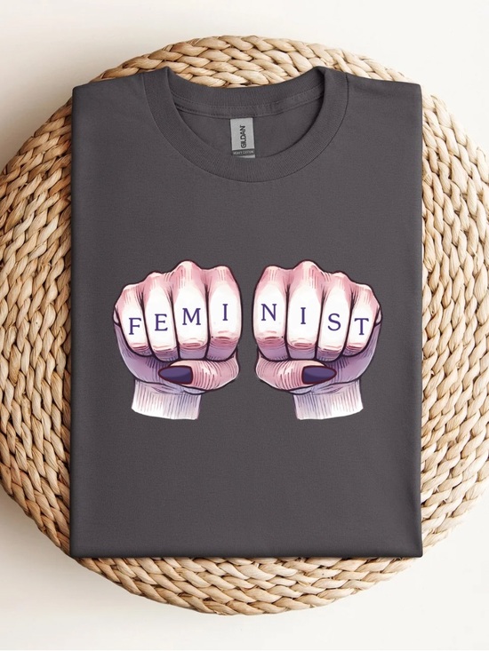 Handmade Tops - Feminist Energy T-Shirt